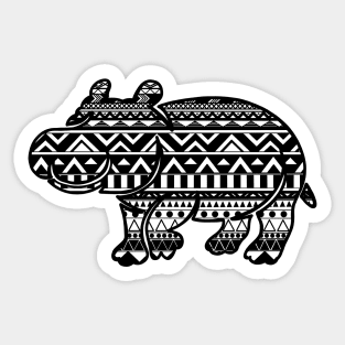 Hippo Sticker